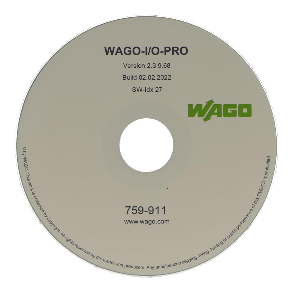 WAGO 759-911 CD ROM, PLC Software, PROGRAMABLE