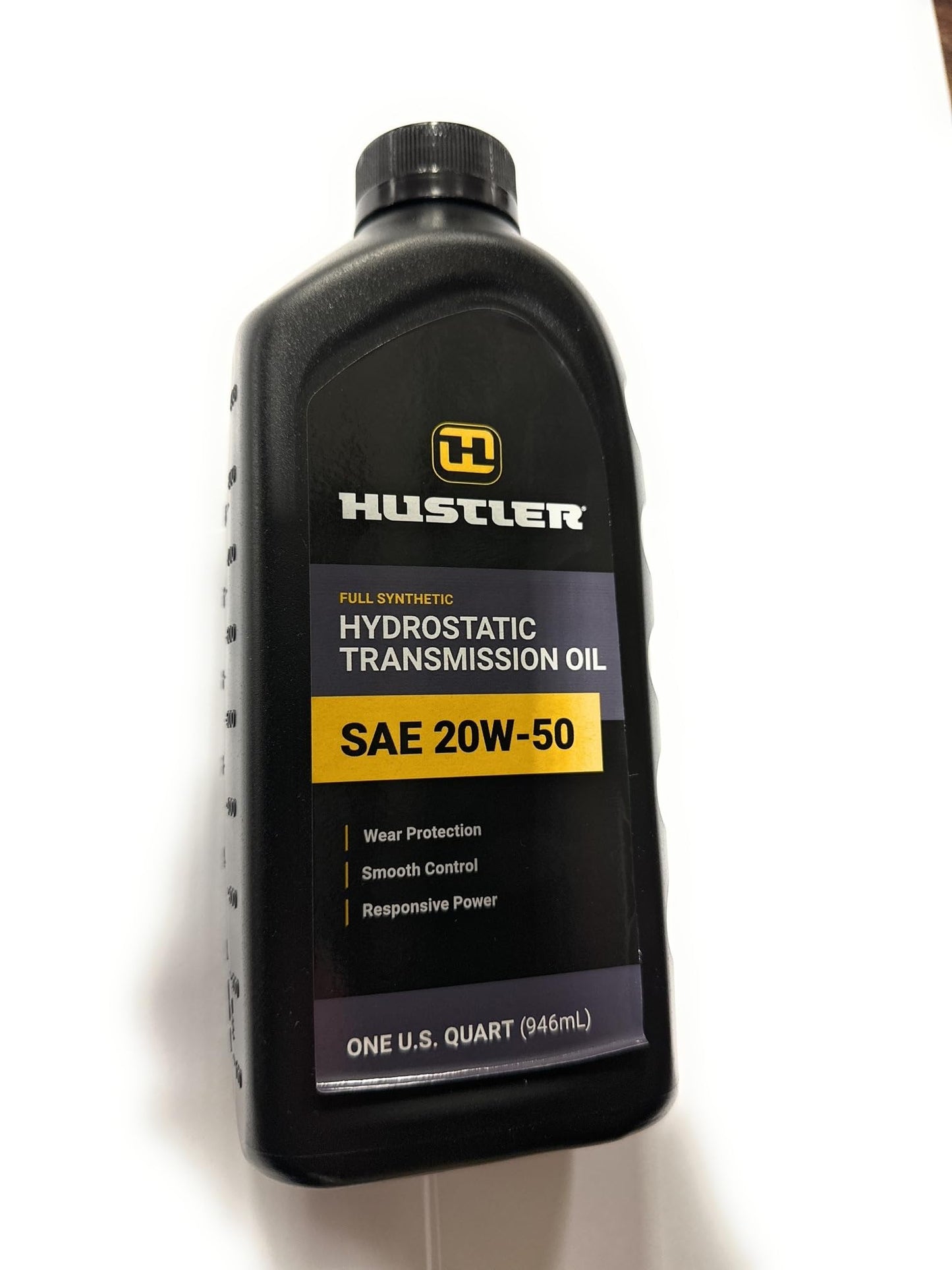 Hustler Zero Turn Lawn Mower SAE 20W50 Hydrostatic Transmission Oil (1 Quart), Clear, 606950