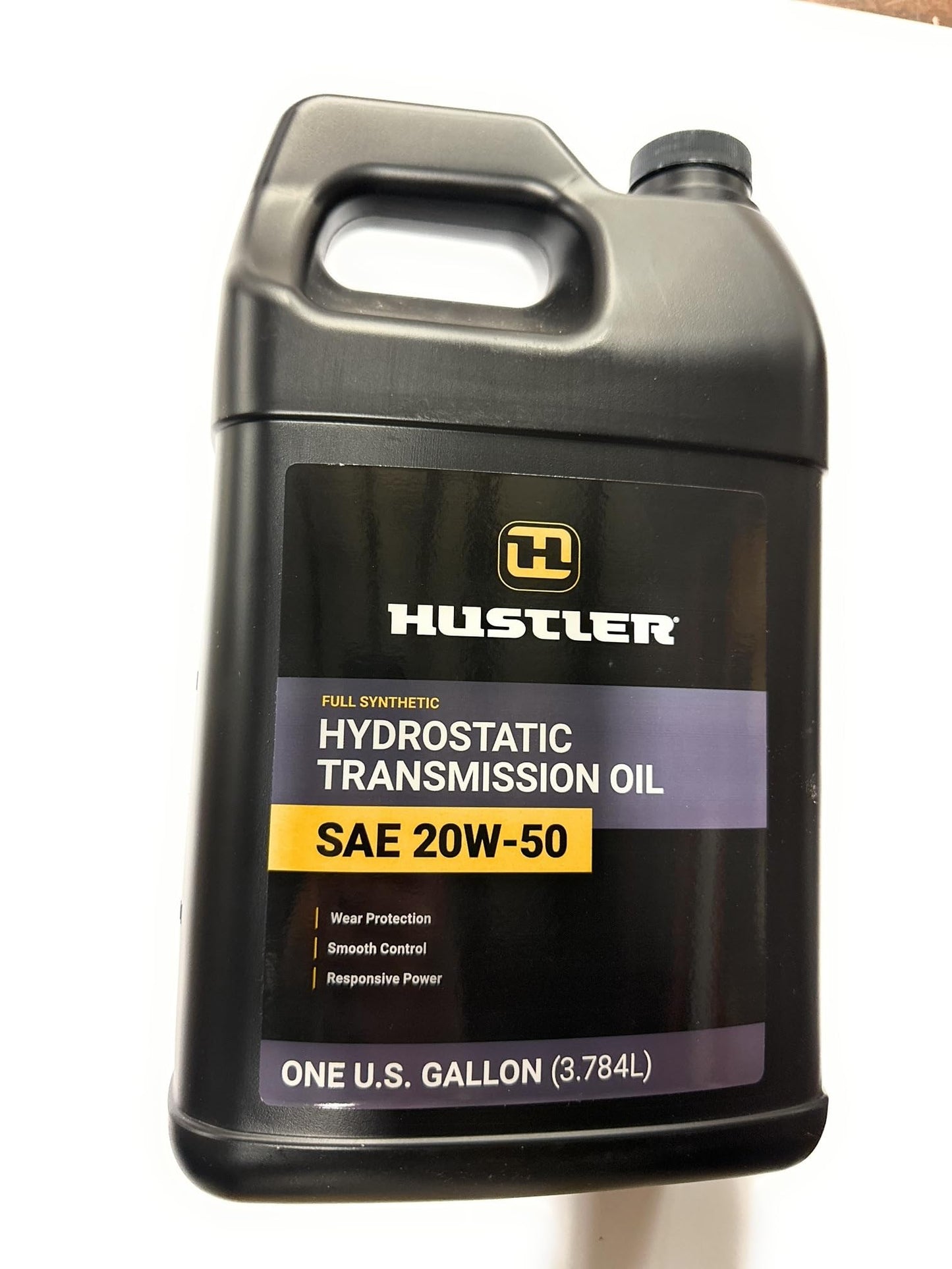 Hustler Zero Turn Lawn Mower 20w50 Full Synthetic Hydrostatic Transmission Oil (1Gallon), Clear, 606953