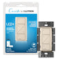 Lutron Caseta Original Smart Dimmer Switch (Lutron Smart Hub Required), for LED Lights, 150 Watt, Single-Pole/3-Way, No Neutral Required, PD-6WCL-LA, Light Almond