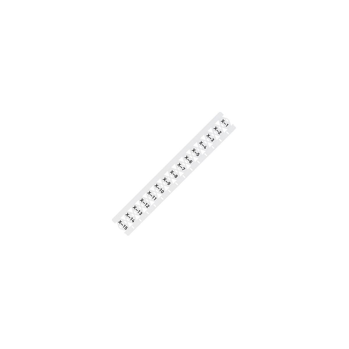 WAGO 211-835 Cable TIE Marker, for USE with Cable Ties, for Smart Printer, White, 25 X 10 MM