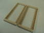 Standard Compact Disc CD Storage Holder Set of 2 14in L x 6in W x 1in H Ivory