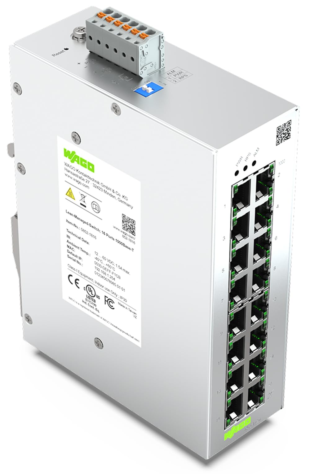 Lean Managed Switch; 16 Ports 1000Base-T