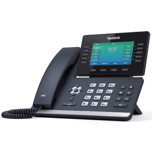 Yealink T54W IP Phone SIP-T54W 16 VoIP Accounts. 4.3-Inch Color Display, AC Wi-Fi, PoE, Dual-Port Gigabit Ethernet [Power Adapter Included] (Renewed)
