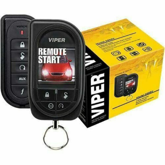 Viper 5906V Color OLED 1-Way Remote Start + Security Systems & 1 Mile Range (Certified Refurbished)