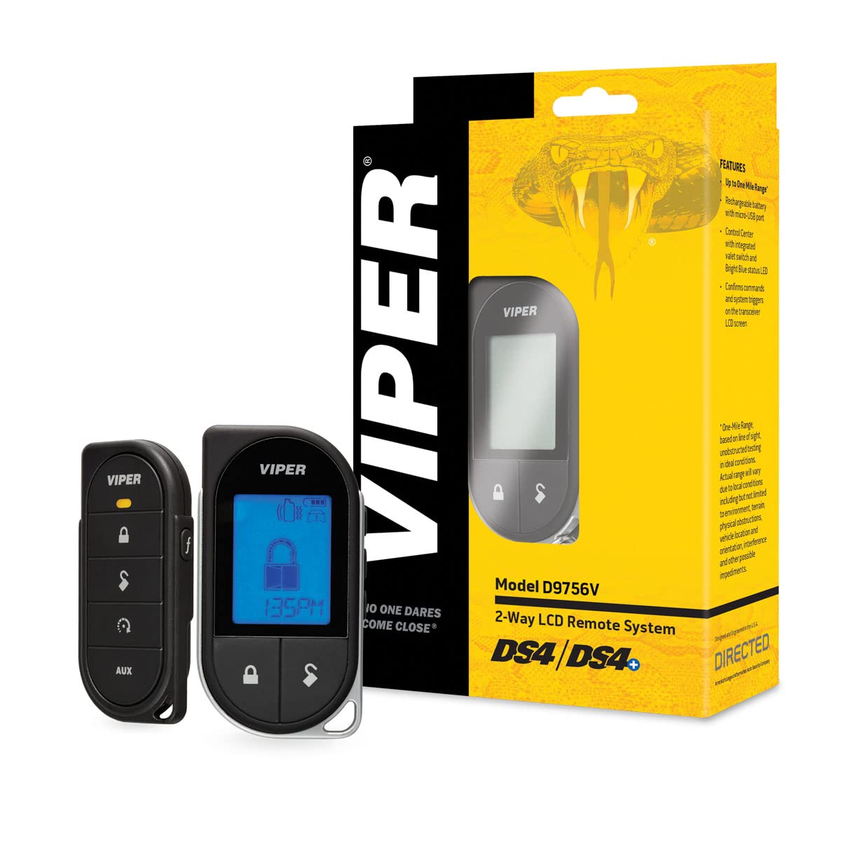 Viper D9756V 2-Way 5-Button Remote