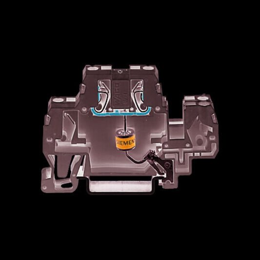 WAGO 870-523/281-580 2, 2.5 MM², 50 MM², CAGE CLAMP®, Component Terminal Block, Double-Deck, for DIN-Rail 35 X 15 and 35 X 7.5, Gray, with Gas-Filled Surge Arrester