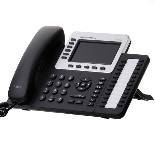 Grandstream GXP2160 IP Phone | 6 Lines, 6 SIP Accounts | 4.3-Inch Color Display | Dual-Port Gigabit Ethernet with Integrated PoE