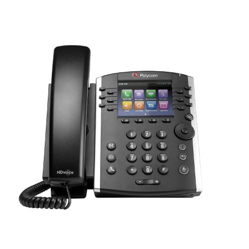 Poly/Polycom VVX 411 VoIP Phone Bundle with ATHQ Power Supply (Renewed)